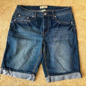 Denim shorts